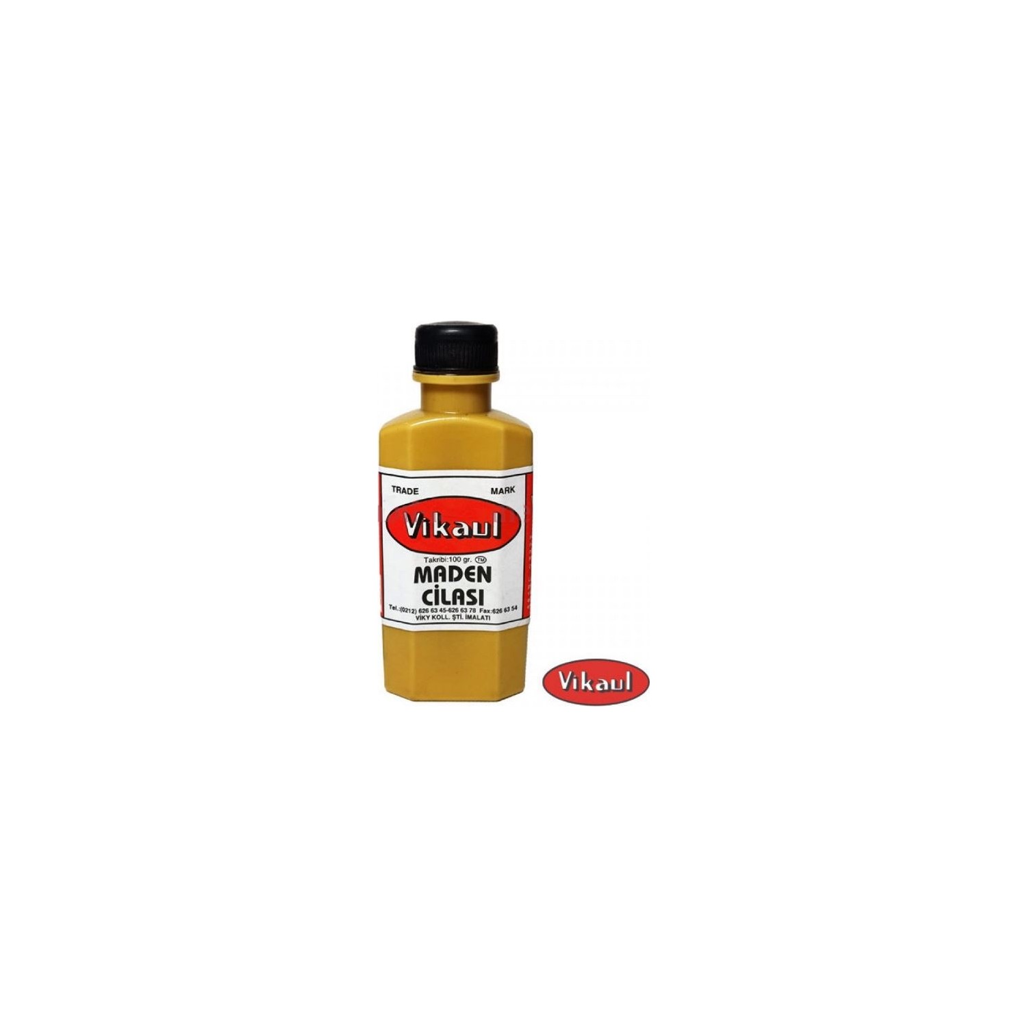 Vikaul Maden Cilası Maden Parlatıcı Metal Cilası Kavil 100GR