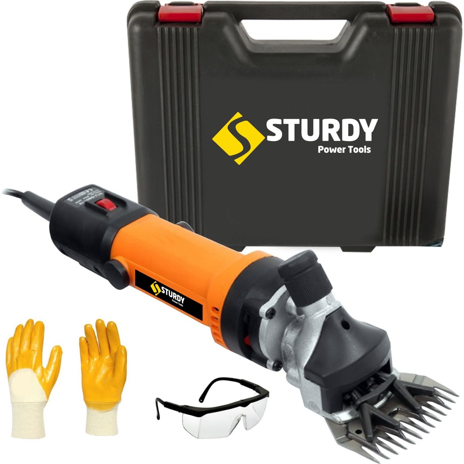Sturdy 1500 W Devir Ayarlı Tam Prof Bakır Sargı Koyun Keçi Kırkım Makinası