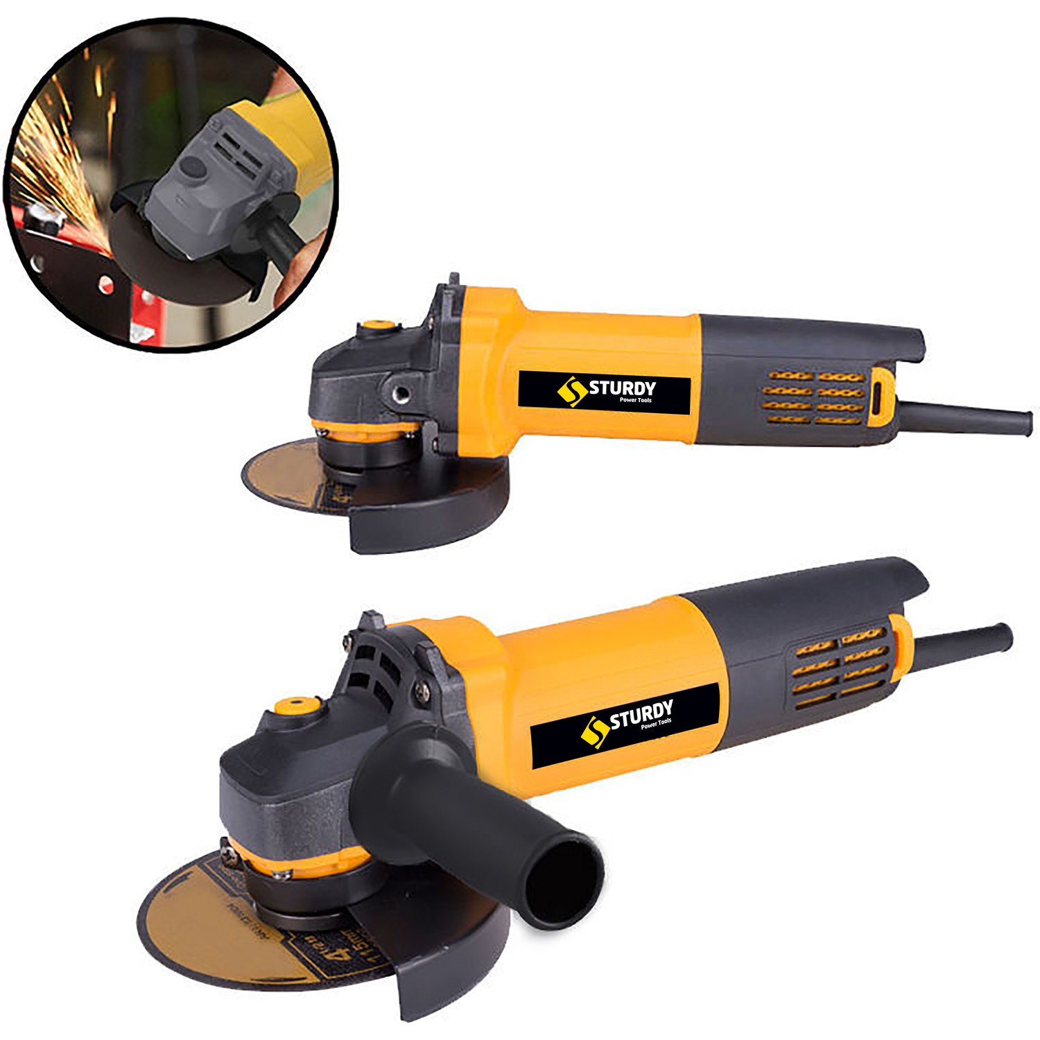 Sturdy Professional 2200 Watt 115 mm Avuç Içi  Taşlama Makinesi