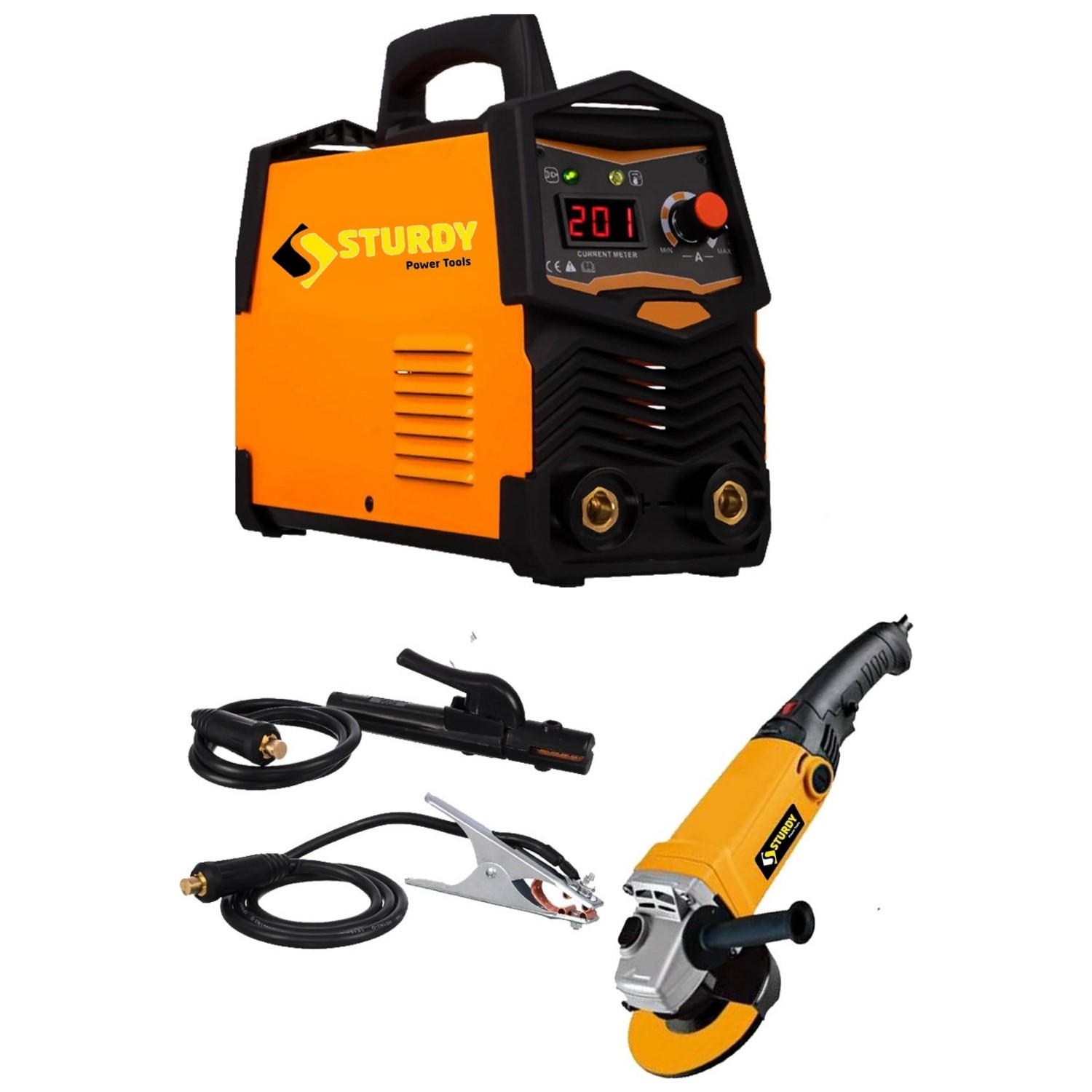 Sturdy Power Tools Special Model  Potent Monostick Technology Super Ultrasonıc 200  Dijital Göstergeli Taşlama Ile Beraber Invertör Kaynak Makinası