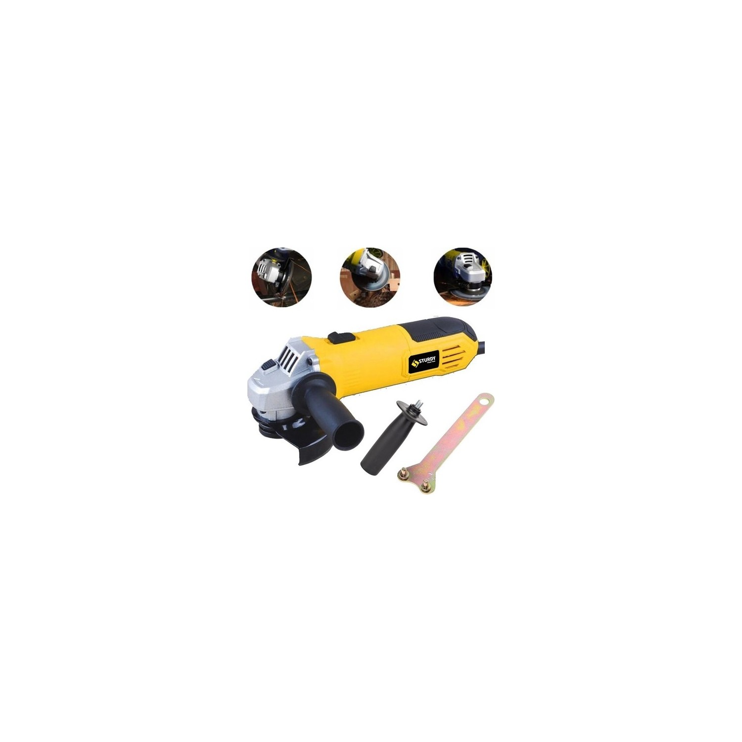 Sturdy Power Tools 2600 Watt Tam Profesyonel Taşlama Makinası 115 mm