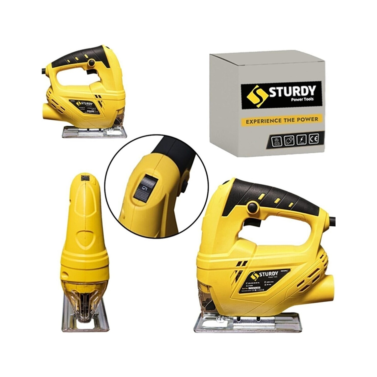 Sturdy Japon Technology New Ylw Seri Sjs Metal Şanzıman 3400 W Bakır Sargı Dekupaj Testere Profesyonel
