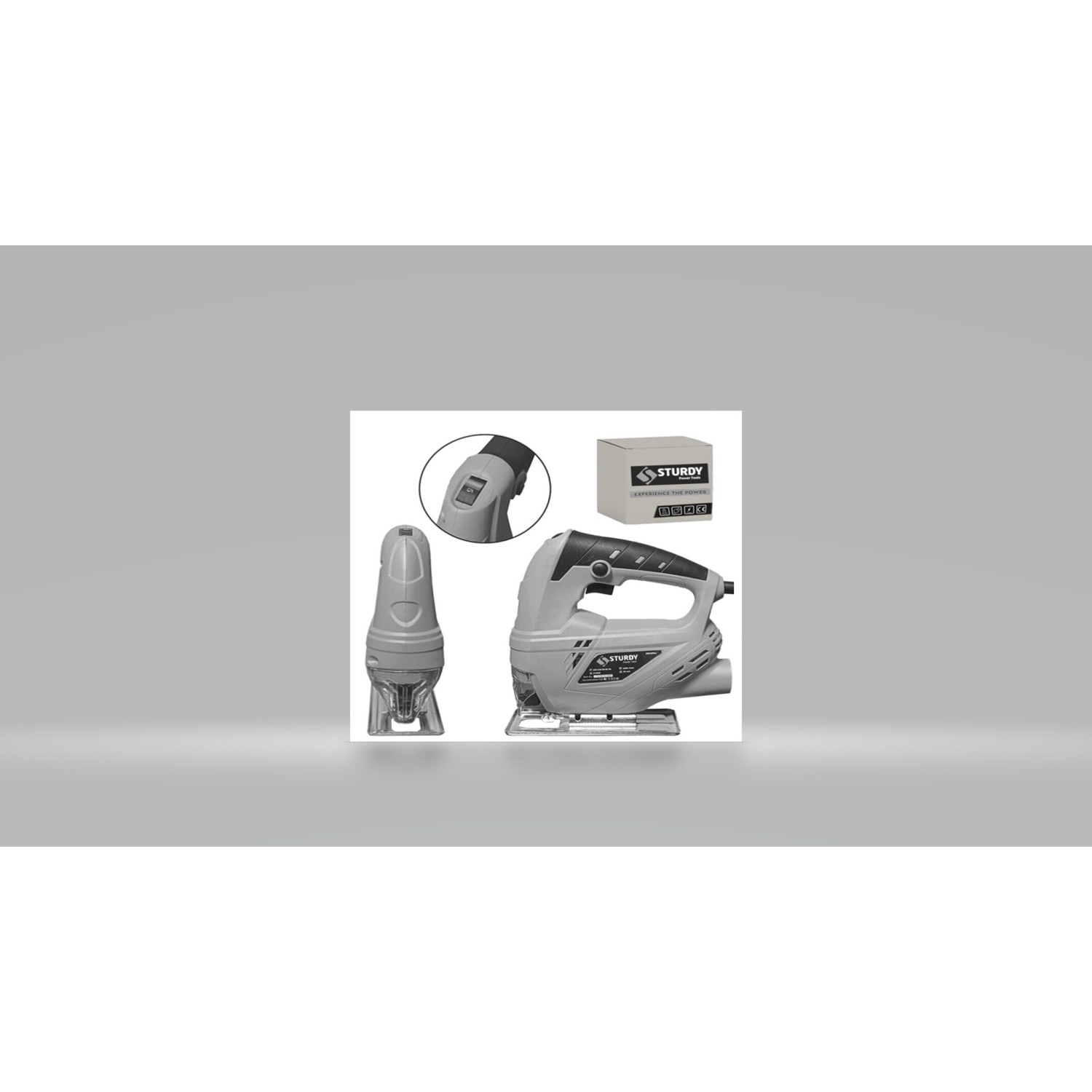 Sturdy Japon Technology New Gray Seri Sjs Metal Şanzıman 3400 W Bakır Sargı Dekupaj Testere Profesyonel