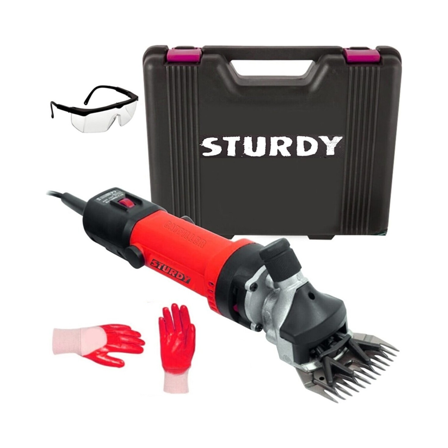 Sturdy Power Tools Japon Teknoloji Pro 3200 W   Tam Prof Bakır Sargı Koyun Keçi Kırkım Makinası