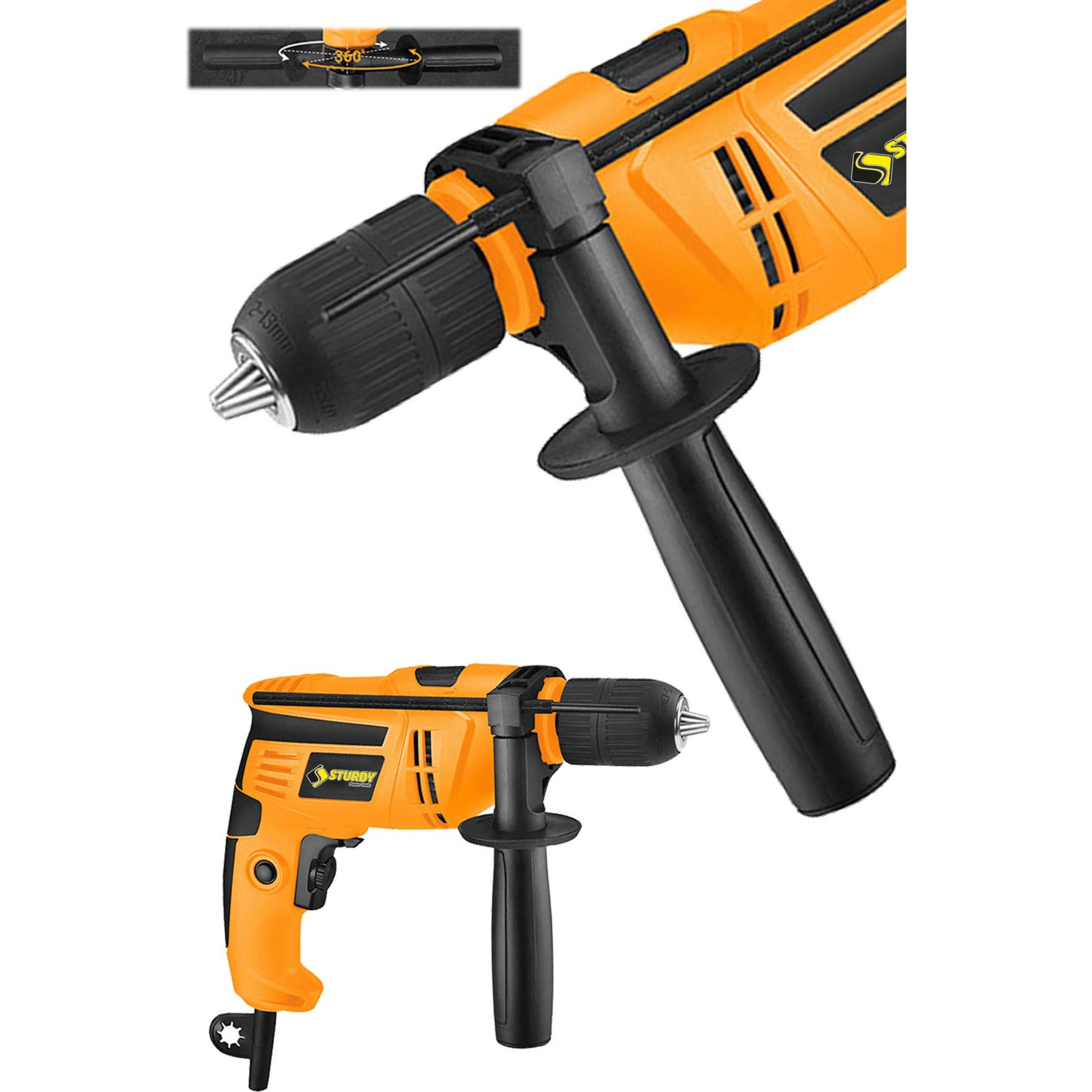 Sturdy 3500 V Sjs New Serı Metal Sanzıman Devir Ayarlı Matkap