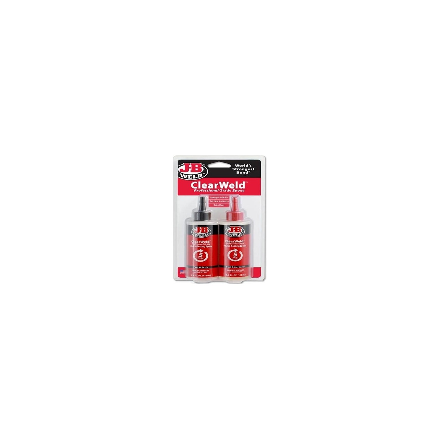 Jb Weld Clear Weld Pro Size Şeffaf Epoksi Yapıştırıcı Hızlı Kuruma 200GR