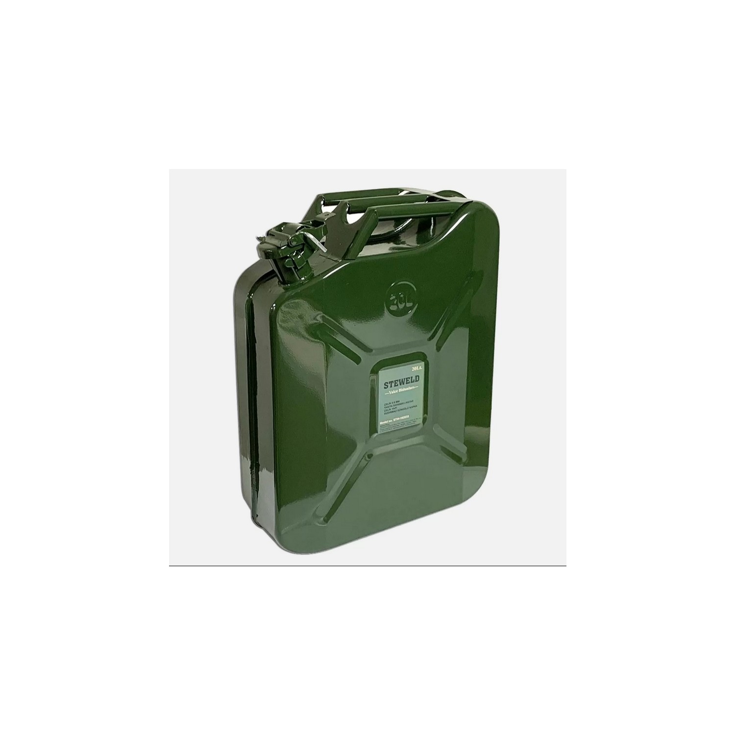 Steweld Çelik 20 Litre Benzin Bidonu