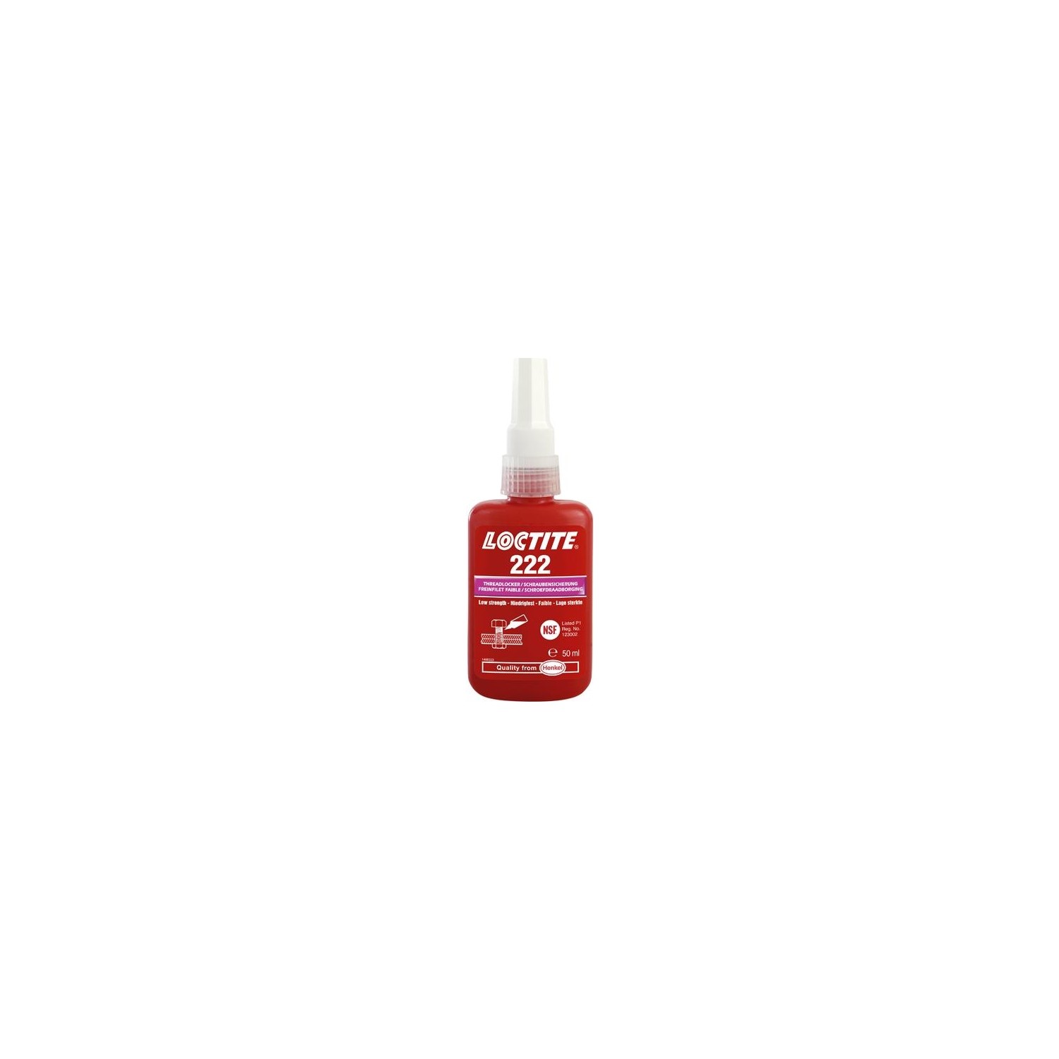Loctite 222 Civata Sabitleyici Kolay Sökülebilir 50 ml