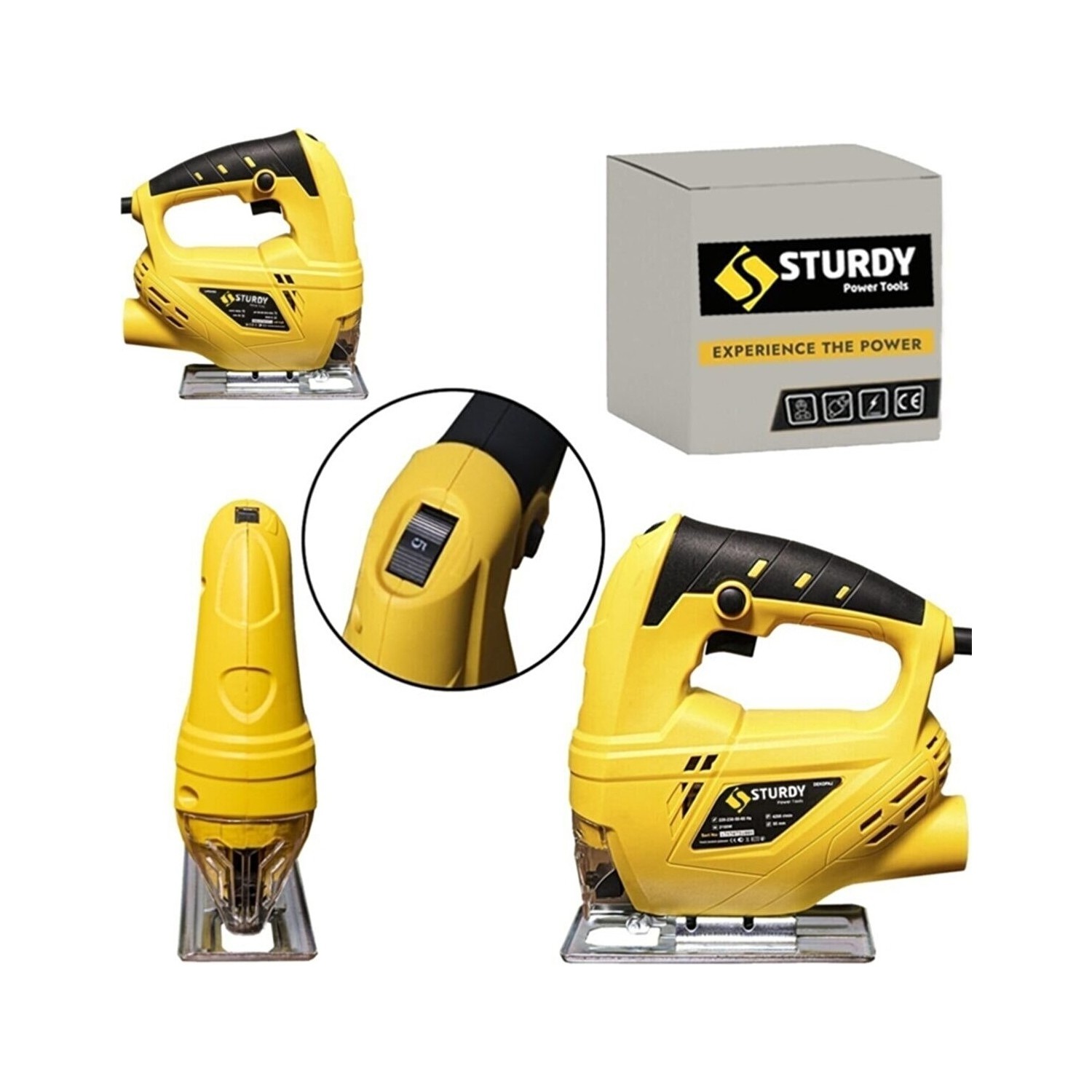 Sturdy Japon Technology New Model Seri Sjs Metal Şanzıman 550 W Bakır Sargı Dekupaj Testere Profesyonel