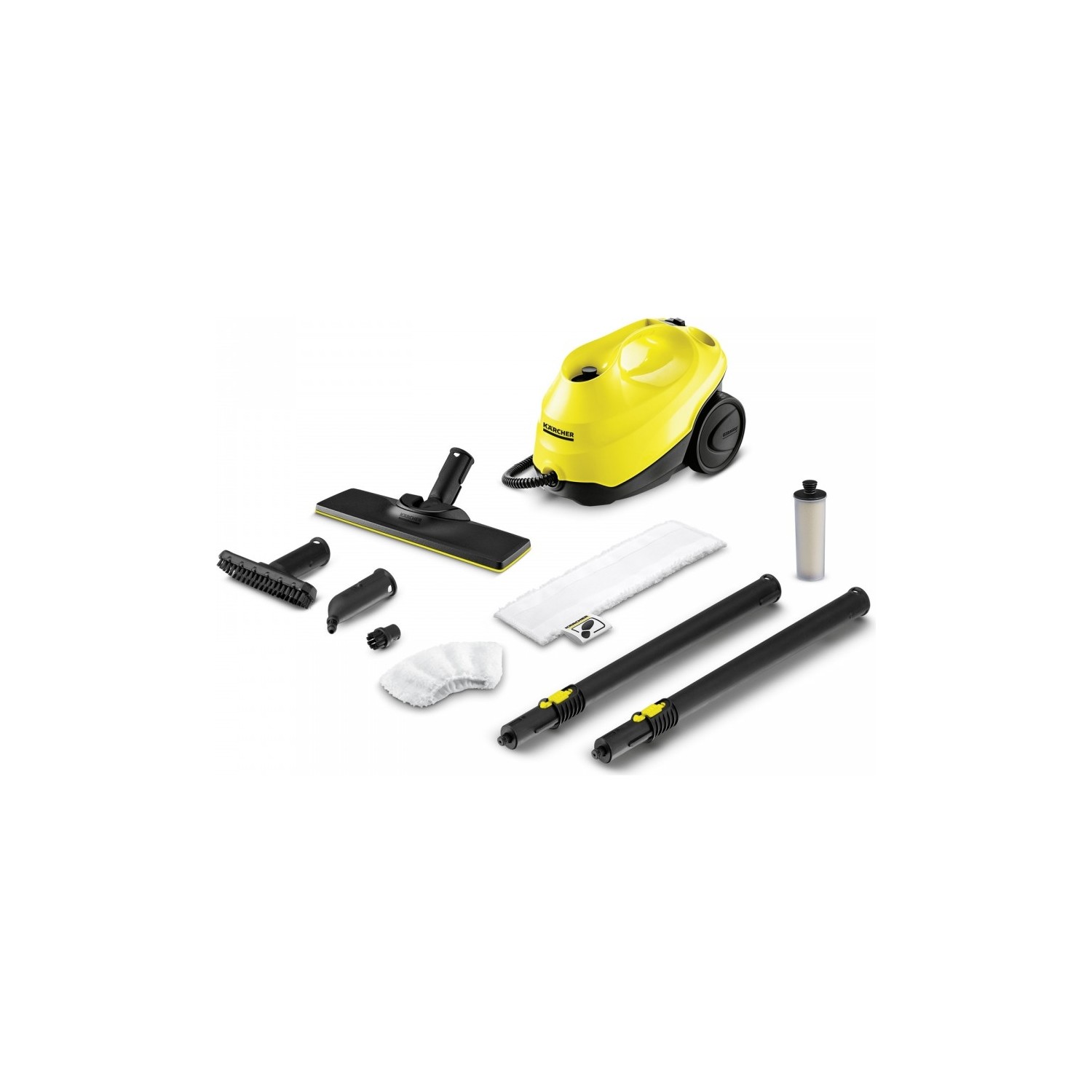 Karcher SC 3 EasyFix 1900W Buharlı Temizlik Makinesi Zemin Başlığı ve Çok Amaçlı Aksesuar Seti
