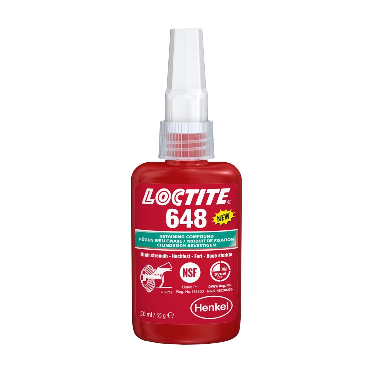 Loctite 648 Yüksek Mukavemetli Sıkı Geçme 250 ml