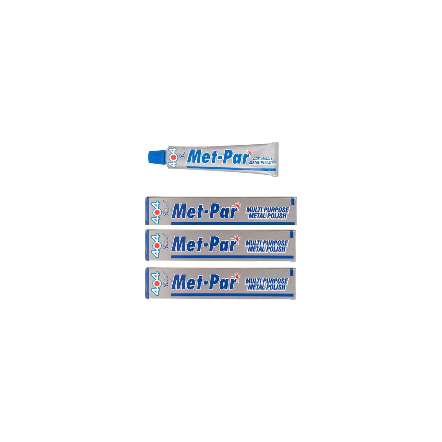 404 Met-Par 50 gr Metal Parlatıcı Kutulu 3 Adet