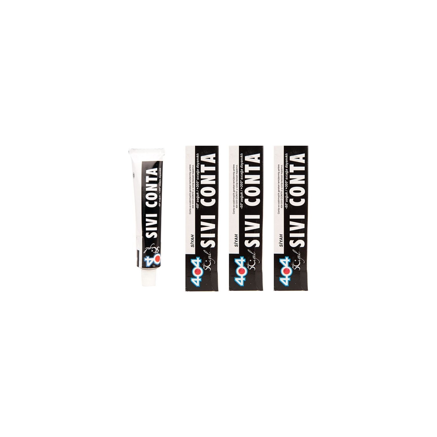 404 Sıvı Conta Siyah 45 Gr. 3 Adet
