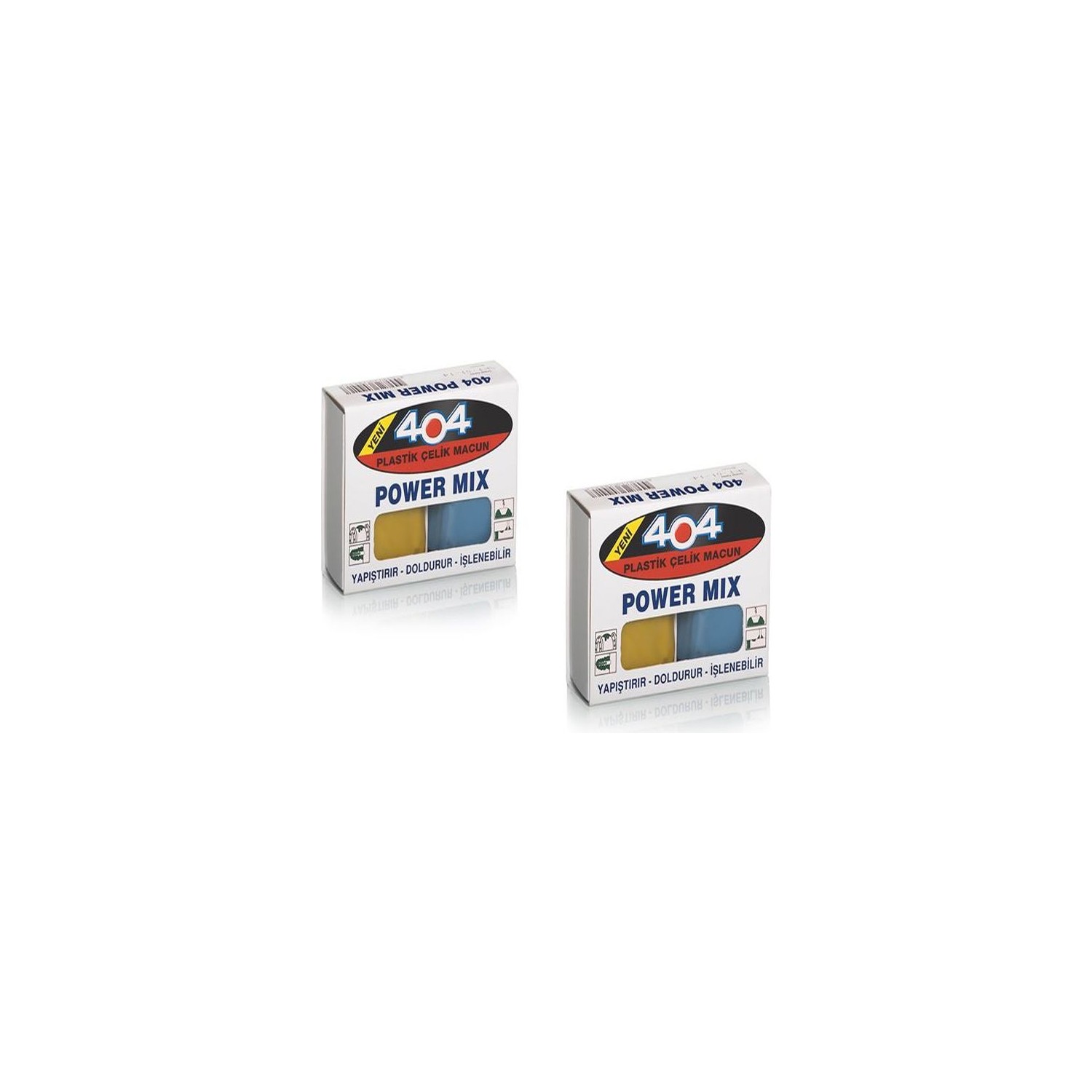 404 Power Mix 40 Gr. Çok Güçlü Macun Yapıştırıcı 2 Adet