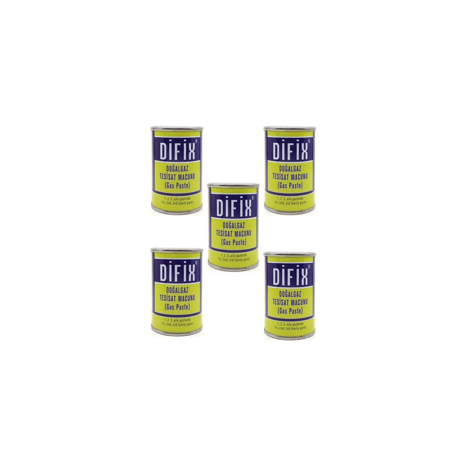 Difix Doğalgaz Macunu 350 gr 5 Adet