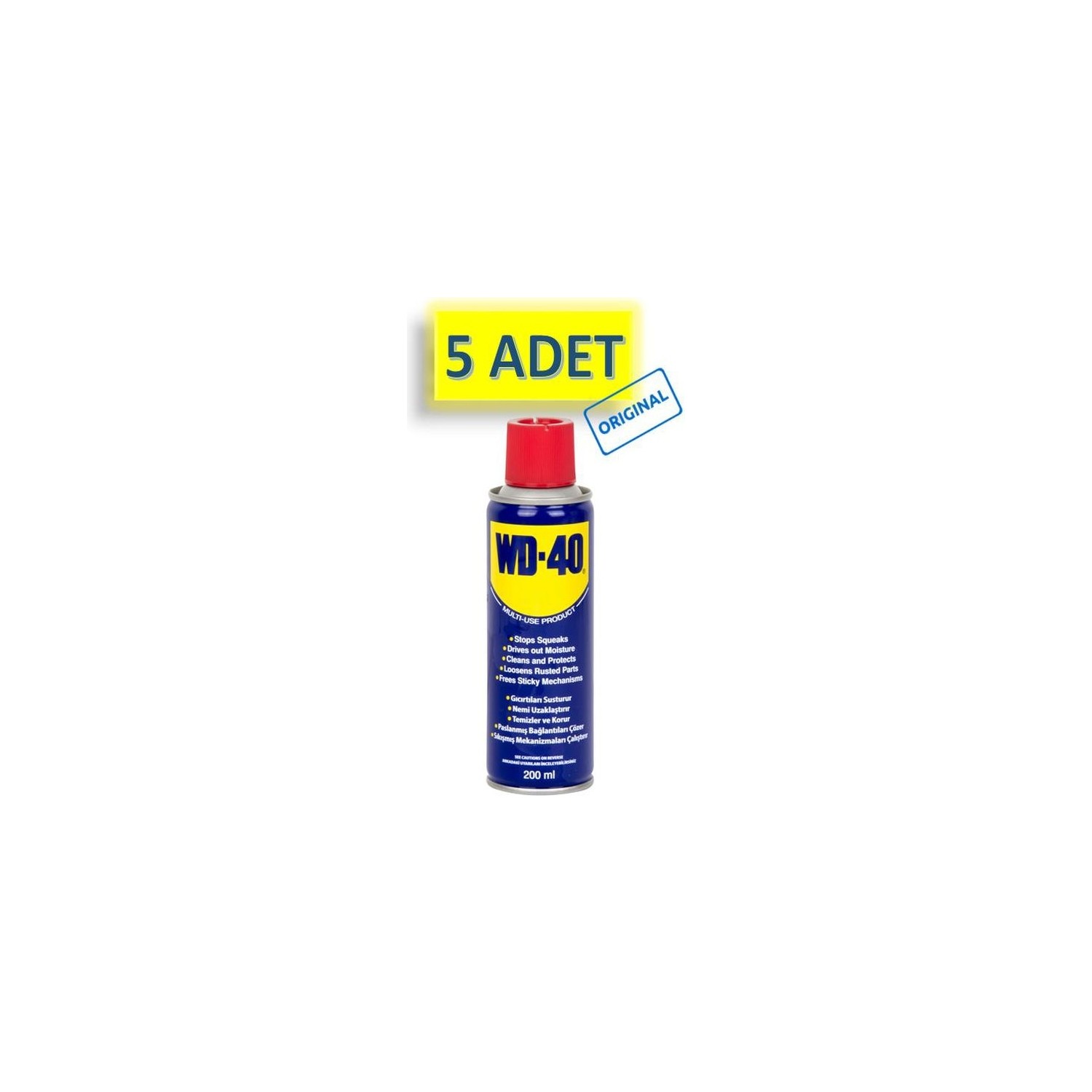 Wd-40 200 ml 5 Adet