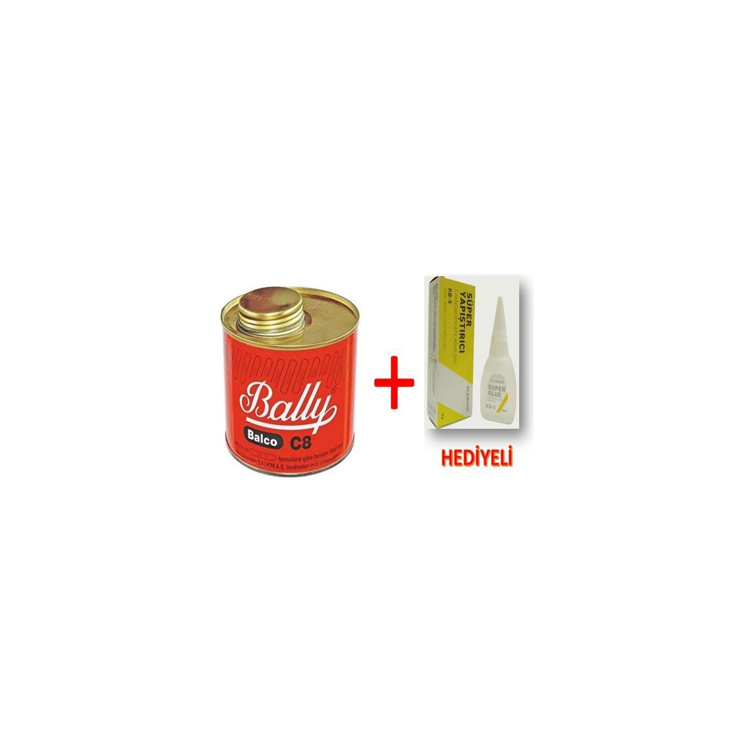Bally Balco C8 1/2 400G 3 Adet + Yapıştırıcı Hediyeli