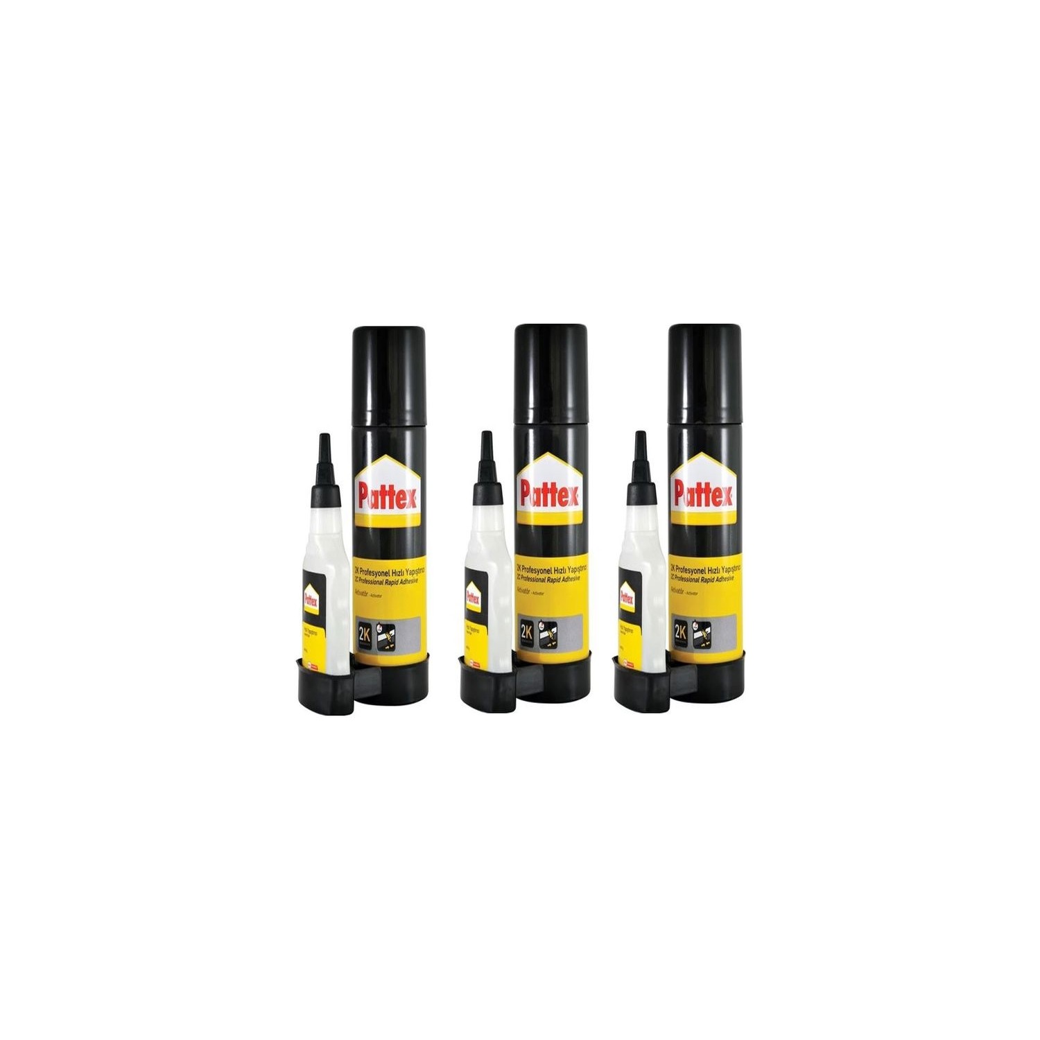 Pattex 2 K Hızlı Yap. 200+35ML 3 Adet