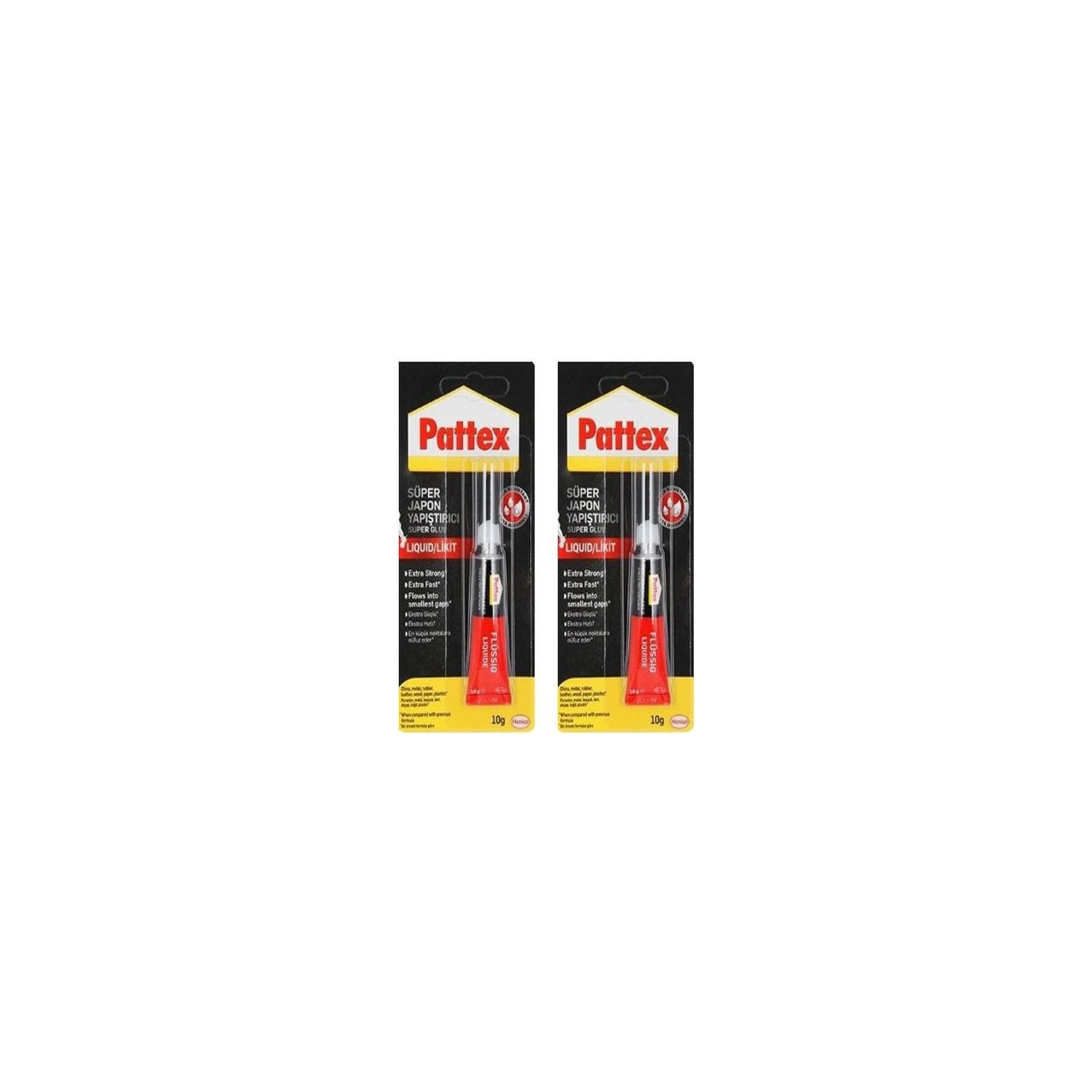 Pattex Süper Japon Yapıştırıcı 10G Blister 2 Adet