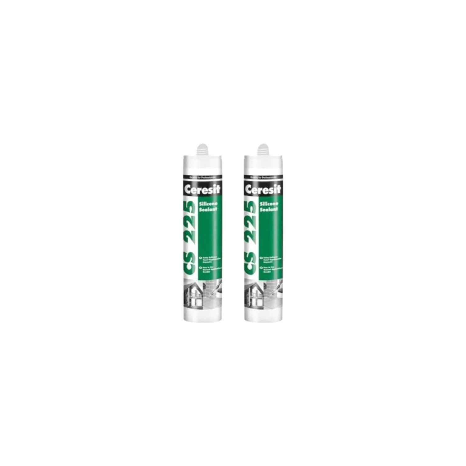 Ceresit Cs 225 Silikon Şeffaf 280G 2 Adet