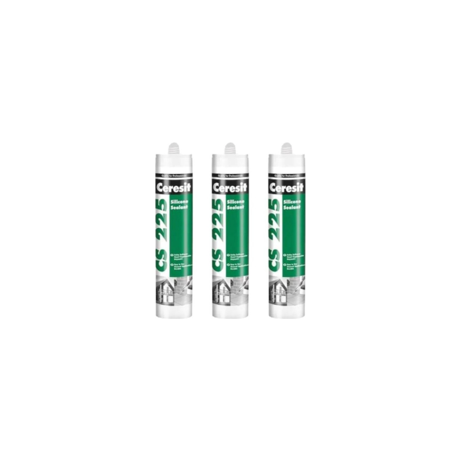 Ceresit Cs 225 Silikon Şeffaf 280G 3 Adet