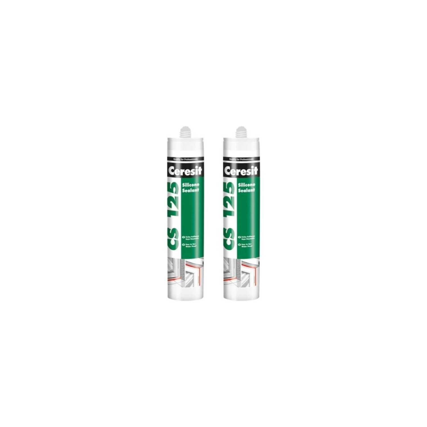 Ceresit Cs 225 Silikon Beyaz 280G 2 Adet