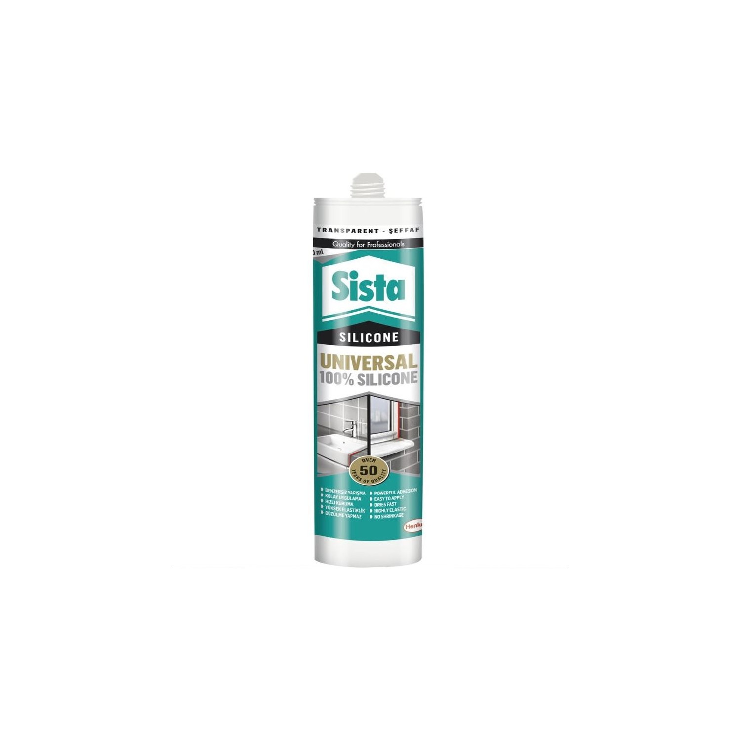 Sista Akvaryum Silikon Şeffaf 280ML