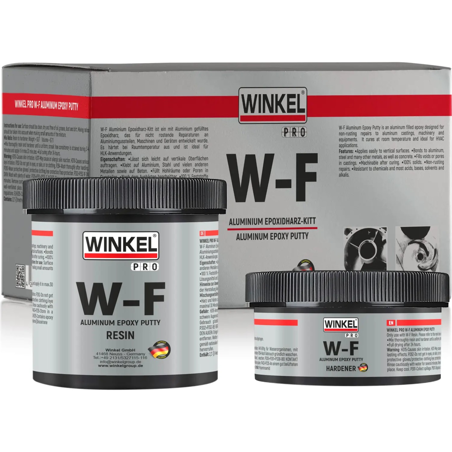 Wınkel Pro W-F Alumınum Epoxy Putty 500G