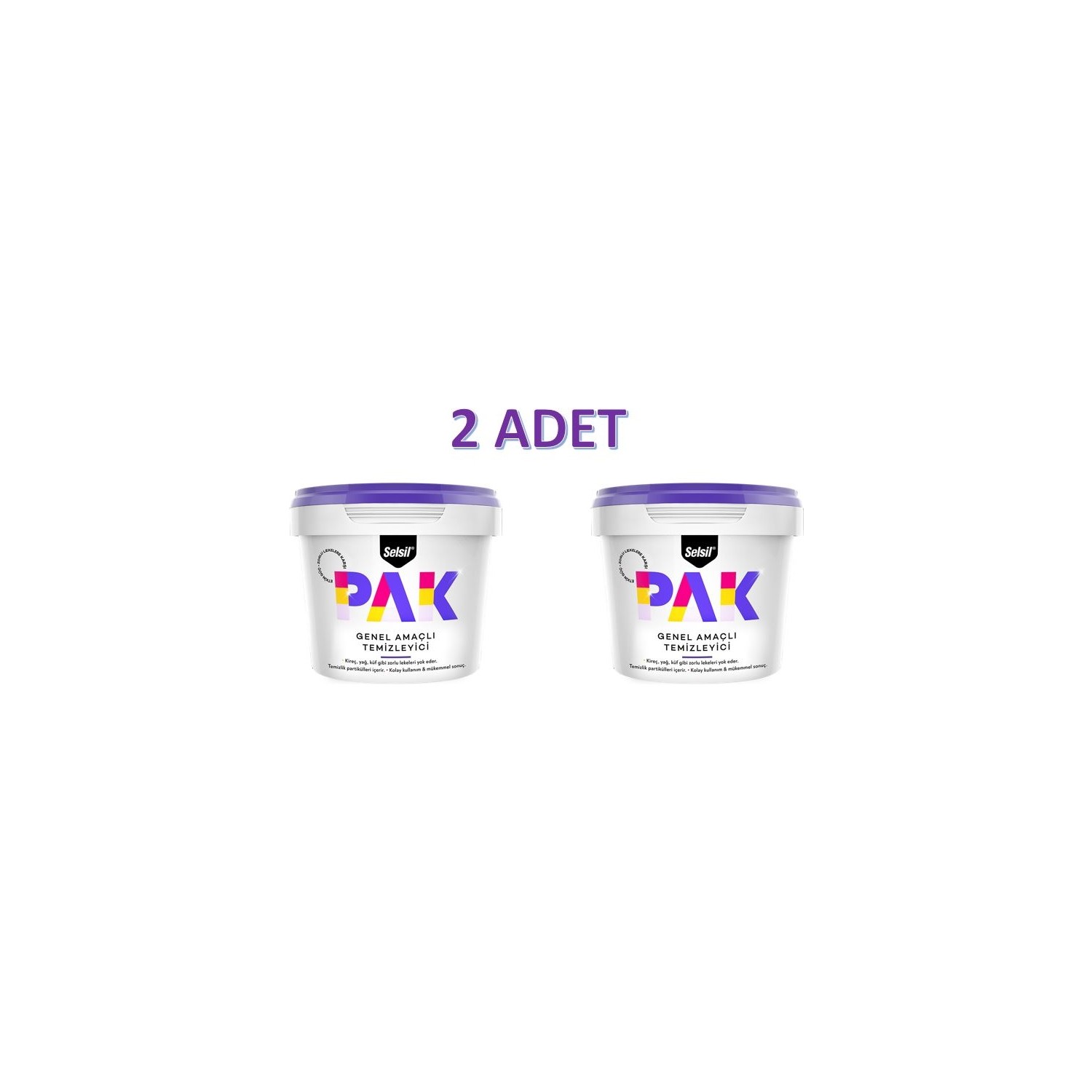Selsil Pak Genel Amaçlı Temizleme 500GR 2 Adet