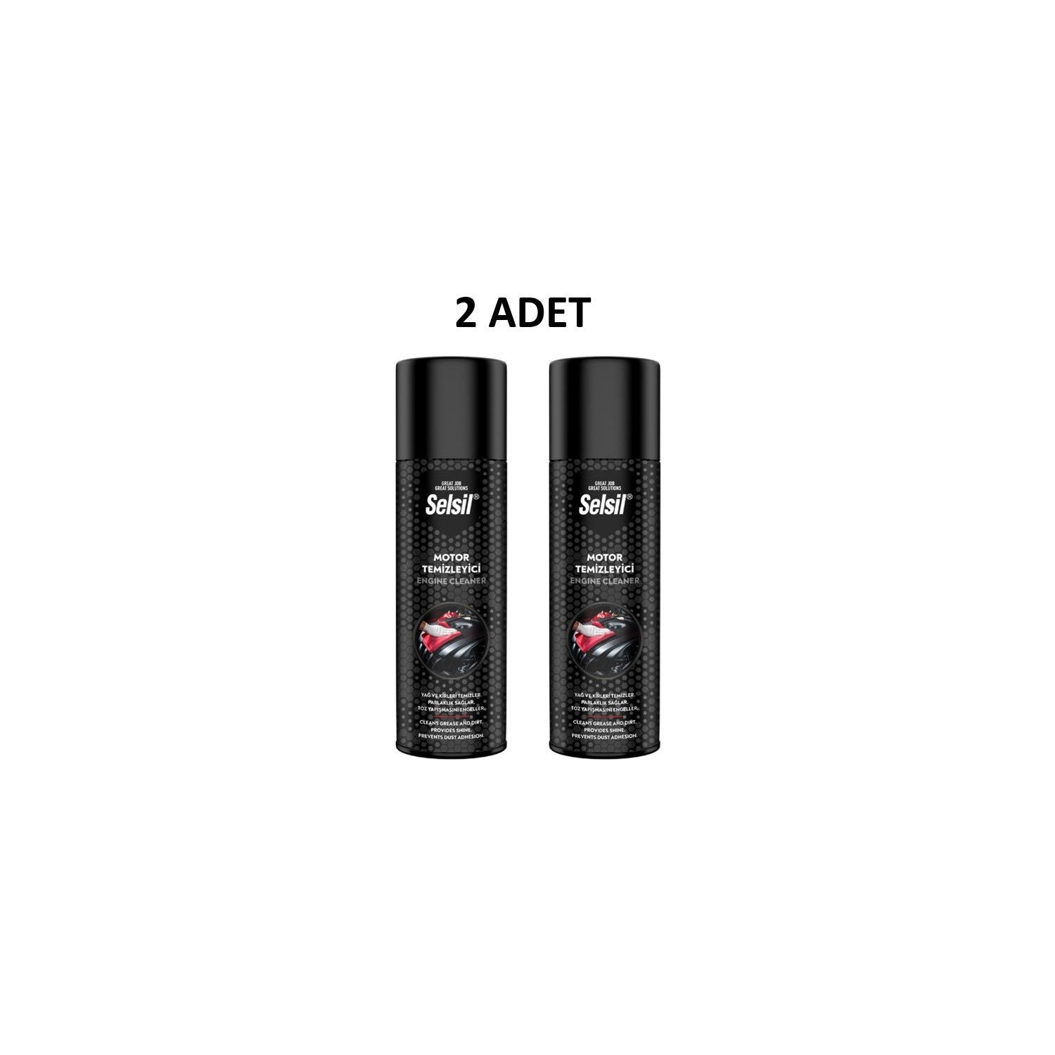 Selsil Susuz Motor Temizleme Spreyi 500ML 2 Adet