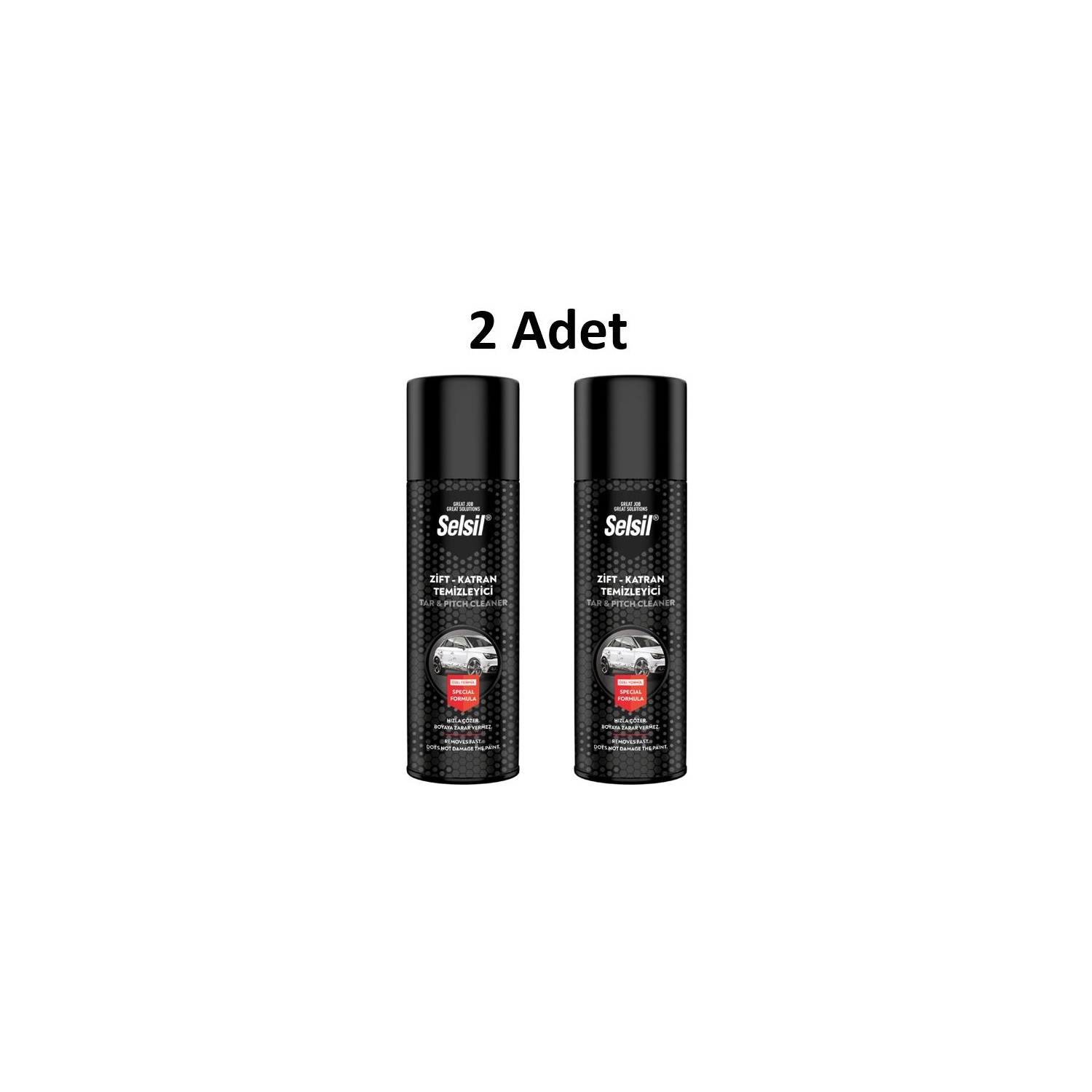 Selsil Zift Katran Temizleyici Sprey 200 ml 2 Adet