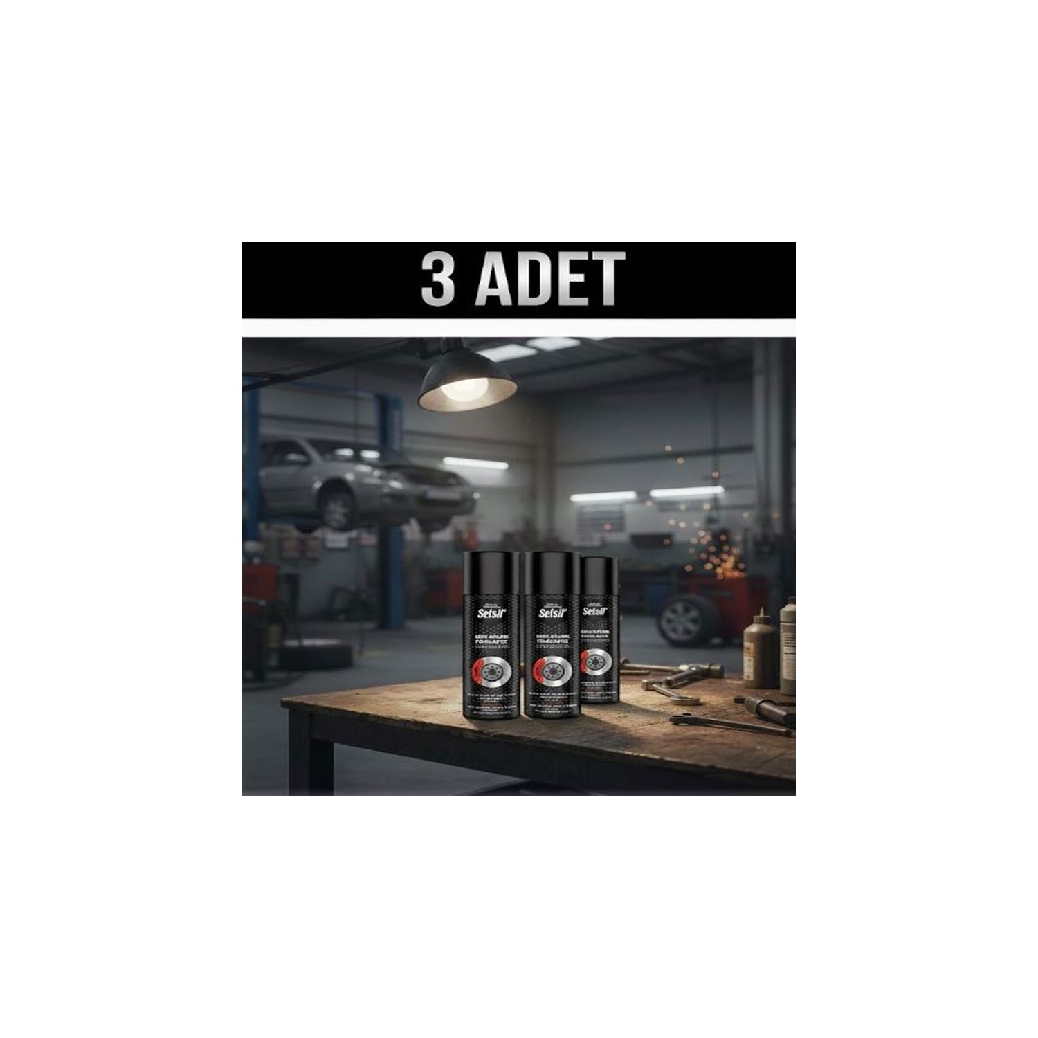 404 Selsil Fren Balata Temizleyici Sprey 500 ml 3 Adet