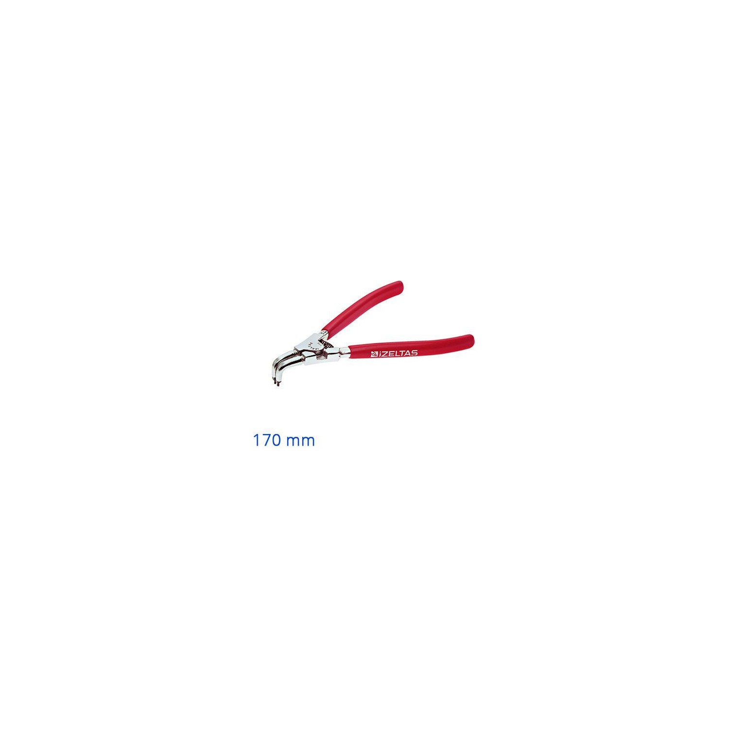 İzeltaş Dış Segman Pensi Yayli Eğri 170 Mm
