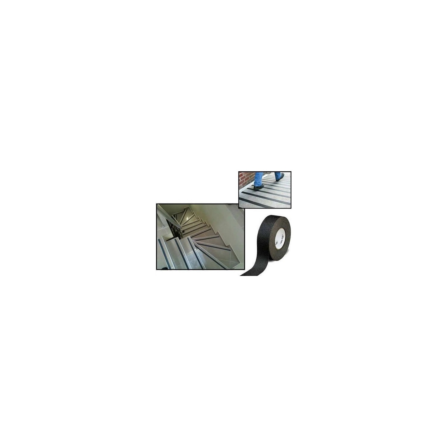 Merdiven Kaydırmaz Bant 50 mm * 25 mt Siyah