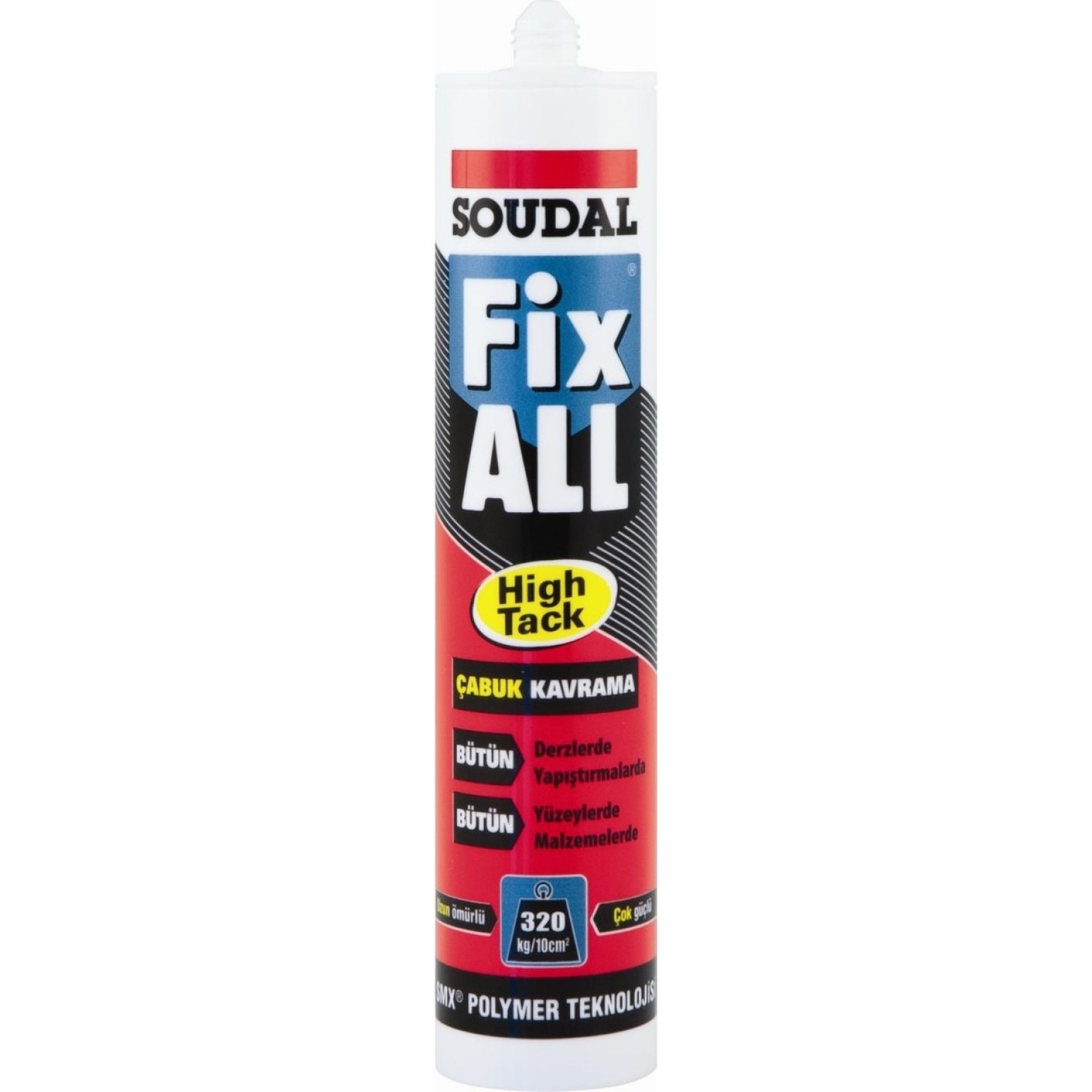 Ennalbur SOUDAL FİX ALL HIGH TACK 290 ML.-BEYAZ