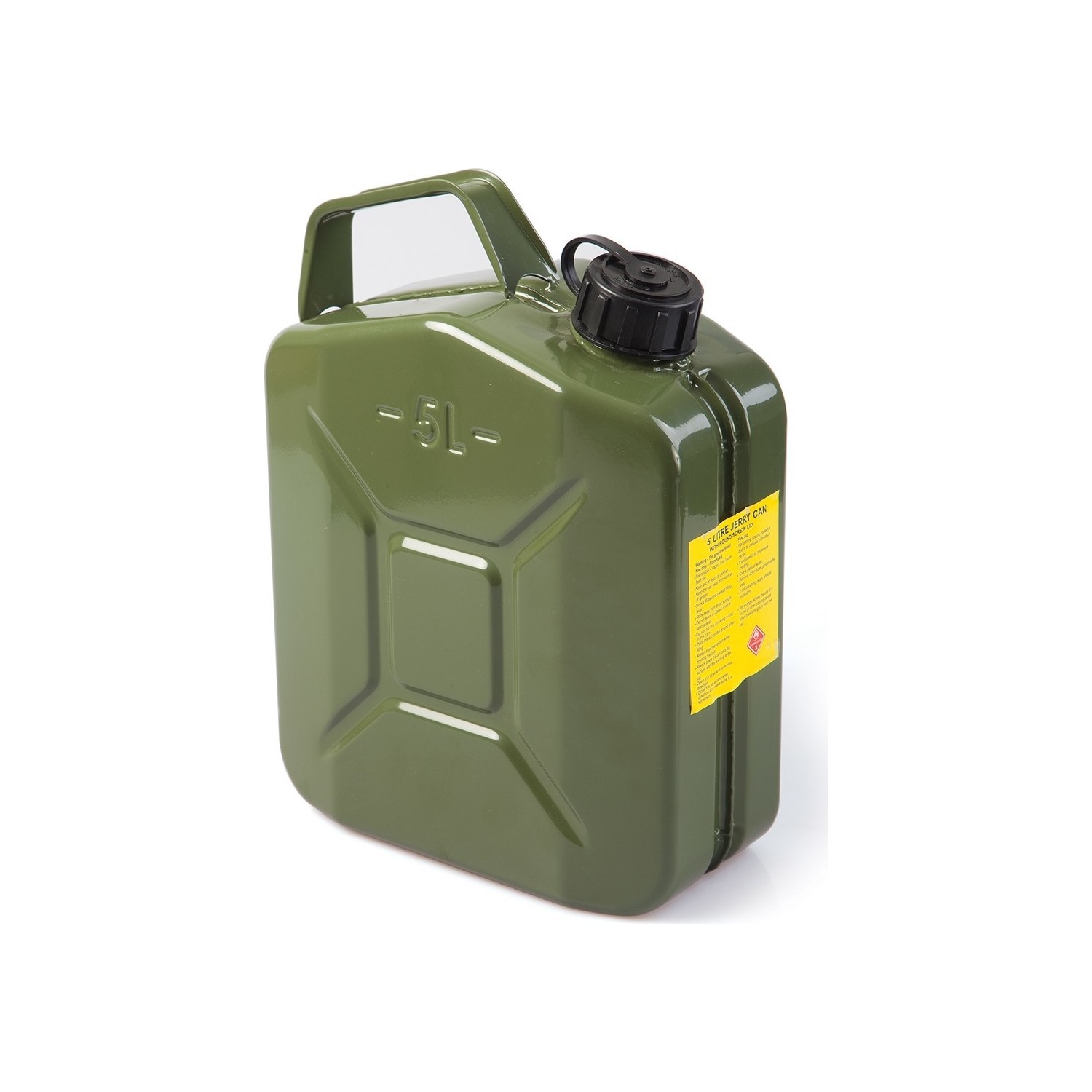 KNC Metal Yakıt Bidonu 5 lt Yeşil