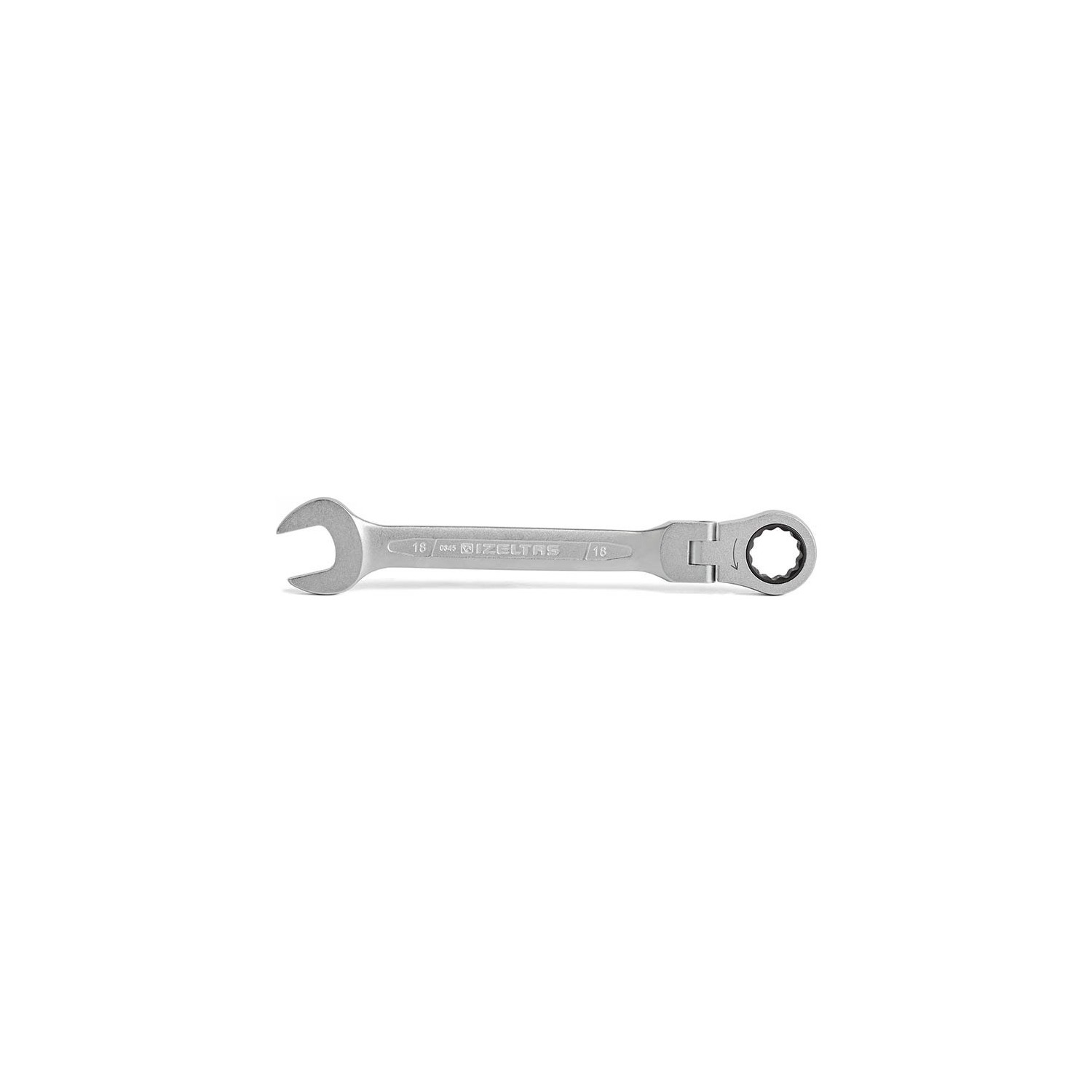 İzeltaş 0345020012 Mafsallı Cırcır Kombine Anahtar 12 mm
