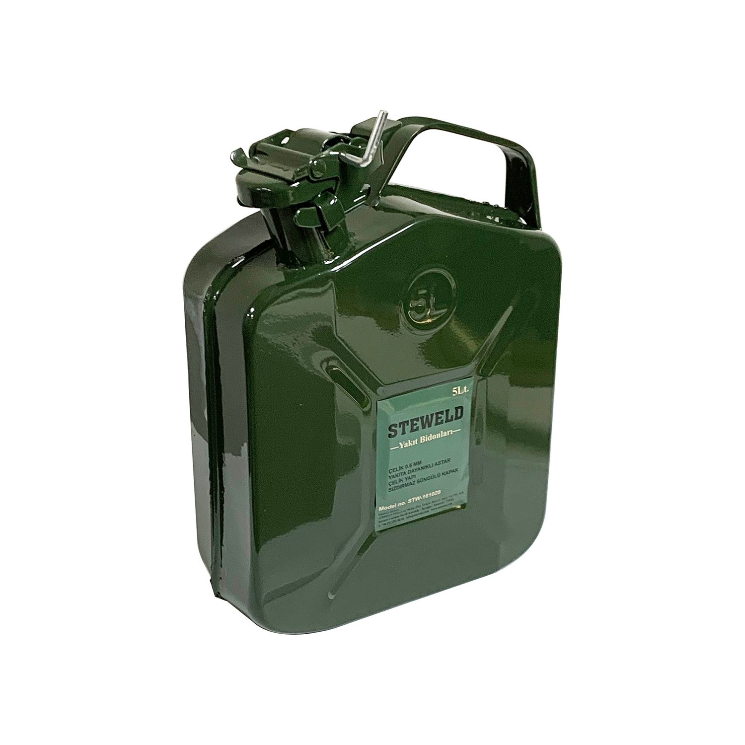 Steweld Çelik Yakıt Bidonu 5 lt