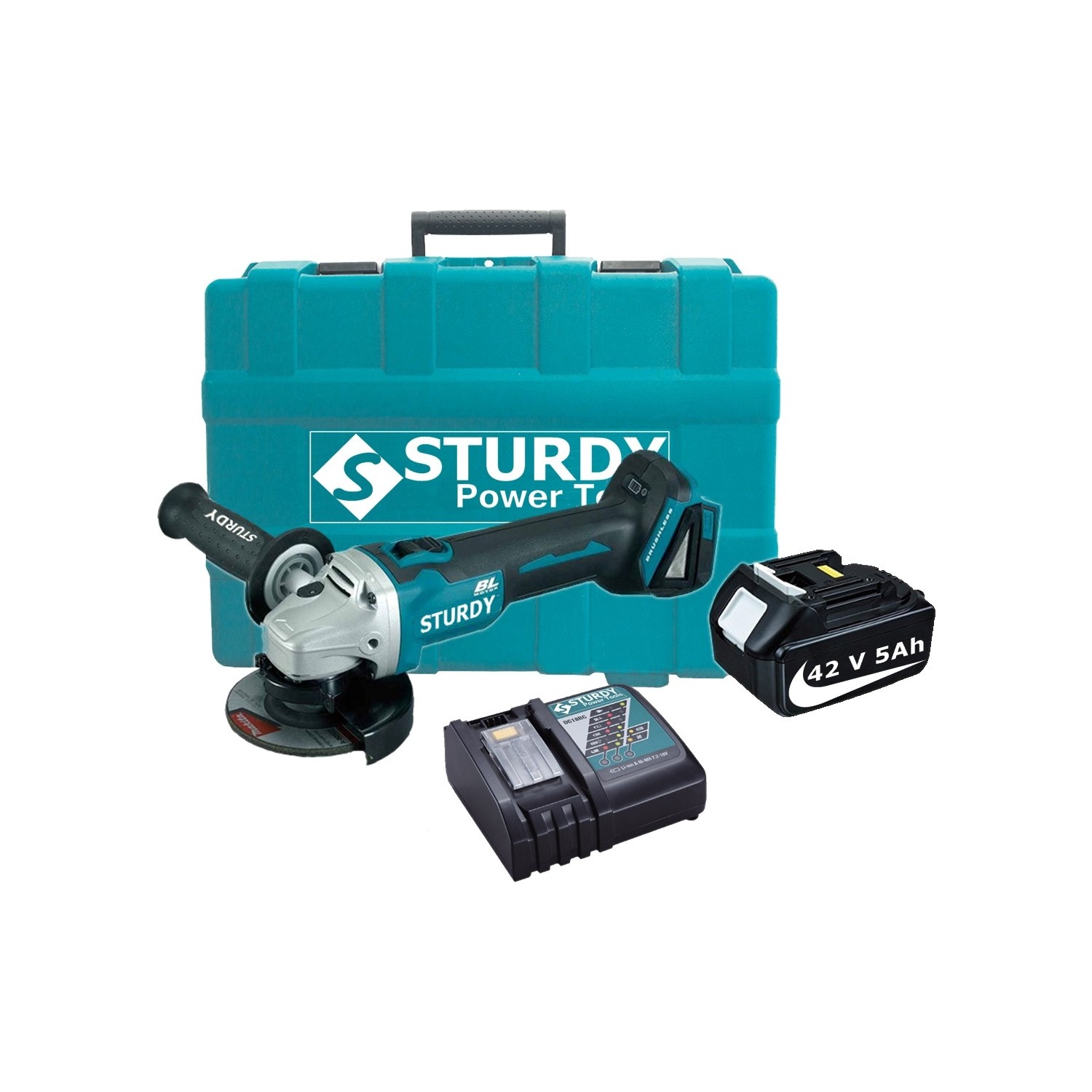 Sturdy Power 42V 5AH Çift Akülü Professionel Taşlama Makınası