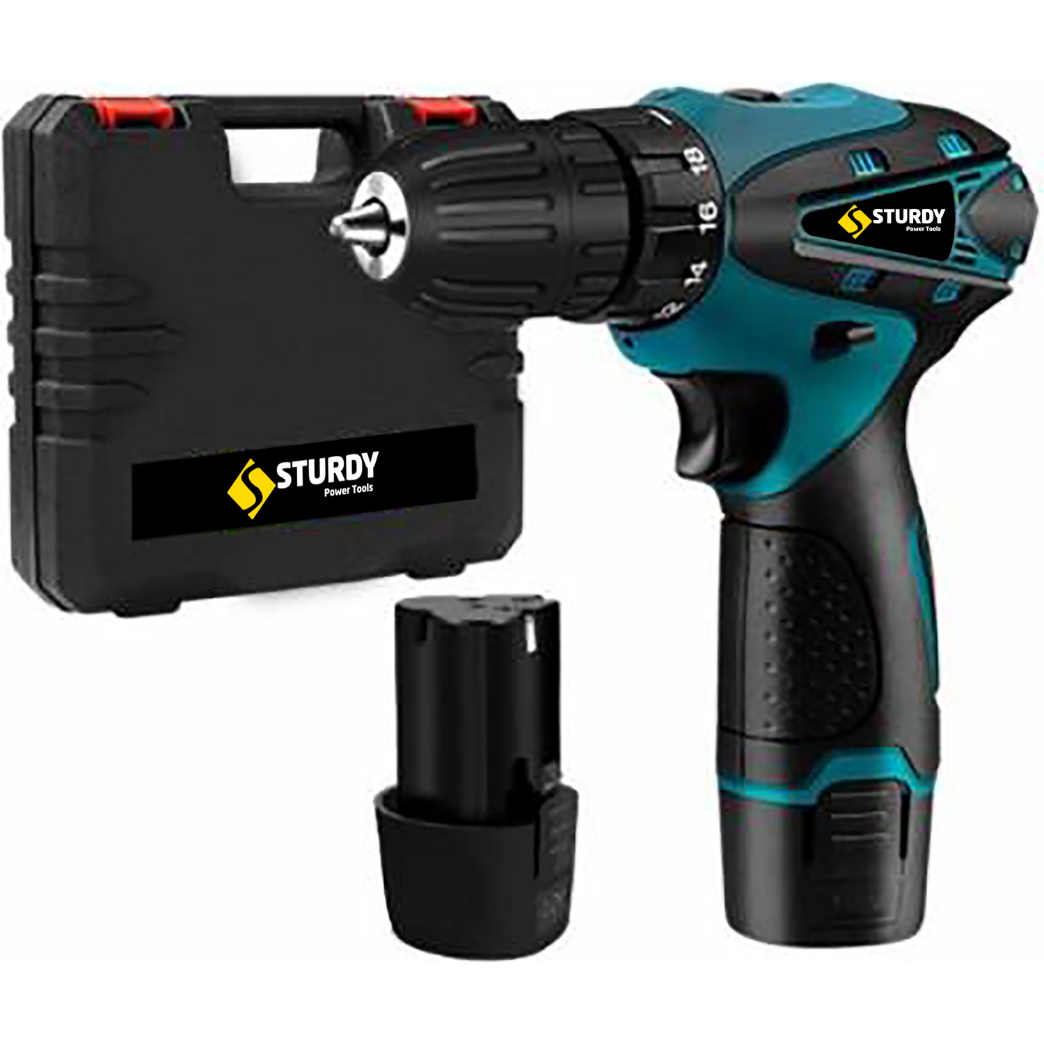 Sturdy Pro 36 Volt 5,0 Amper Metal Şanzuman  NEW MODEL 24 Parça Set Şarjlı Vidalama Matkap