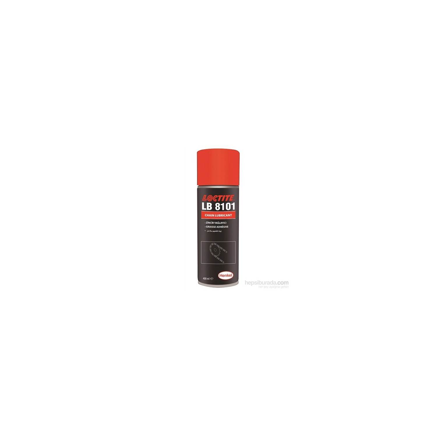 Loctite LB 8101 Zincir Yağlayıcı 400 ml.