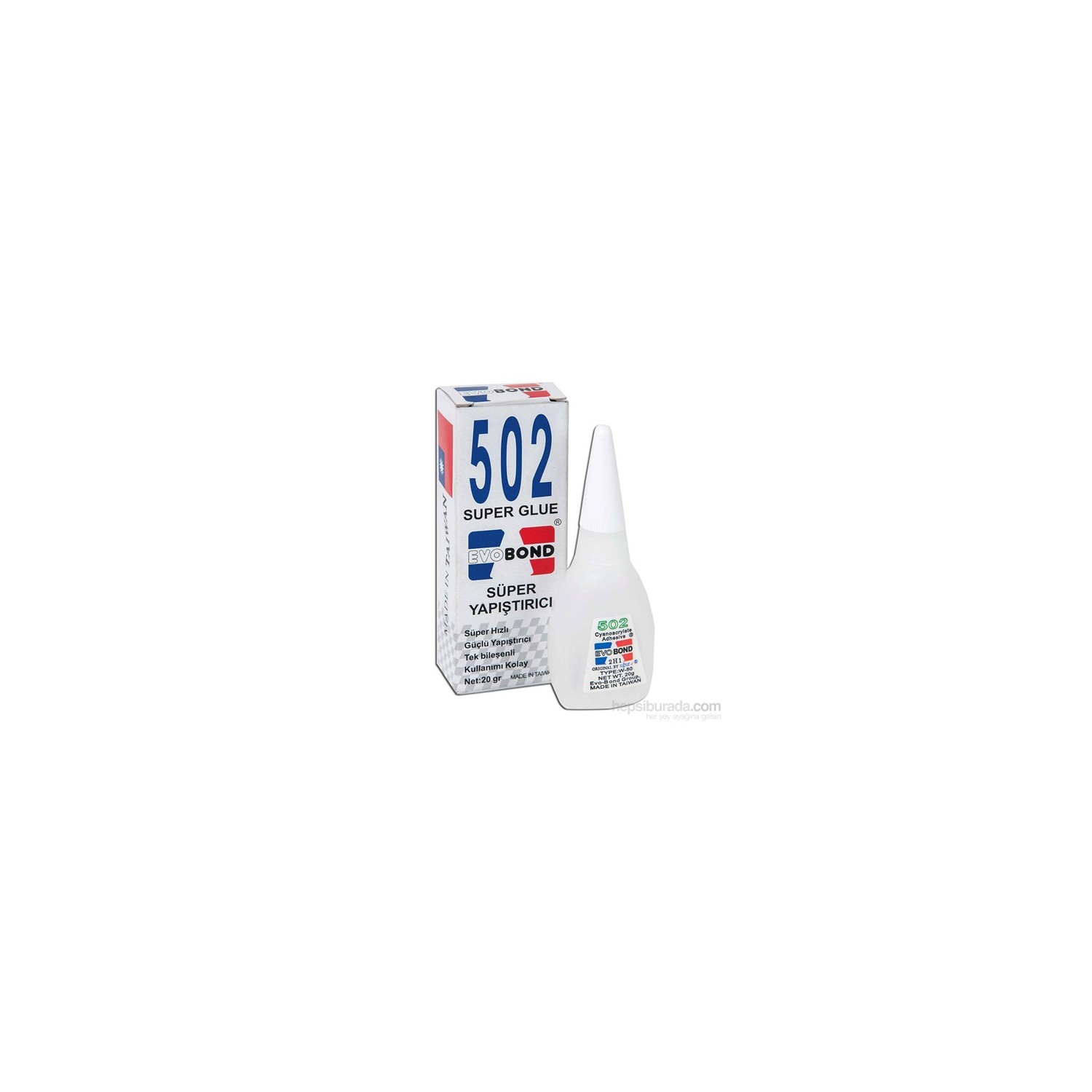 Evo Bond 502 Super Glue Süper Yapıştırıcı (Orjinal)  3426a