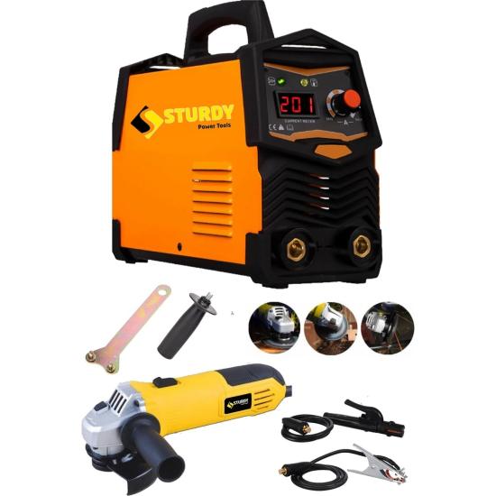 Sturdy Power Tools Special Model Iron Monostick Technology Super Ultrasonıc 200  Dijital Göstergeli Taşlama Ile Beraber Invertör Kaynak Makinası