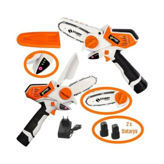 Sturdy Reliable Rlx Series Li-On Akülü Dal Kesme Testere Bıçkı Makinası Çift Akülü