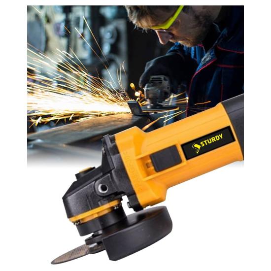 Sturdy Professional Taşlama Makinası  2600 Watt 125 mm Avuç Içi Taşlama Makinesi