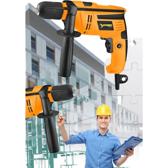 Sturdy Japon Techno Hummer Drill 3400 V Sjs Metal Sanzıman Devir Ayarlı Matkap