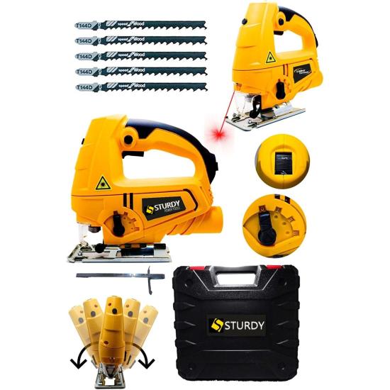 Sturdy Power Tools 2800 Watt Metal Şanzuman Lazerli Tam Professıonel Dekupaj Testere