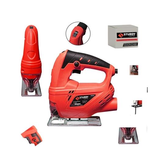 Sturdy Japon Technology New Red Series Sjs Metal Şanzıman 550 W Bakır Sargı Dekupaj Testere Profesyonel