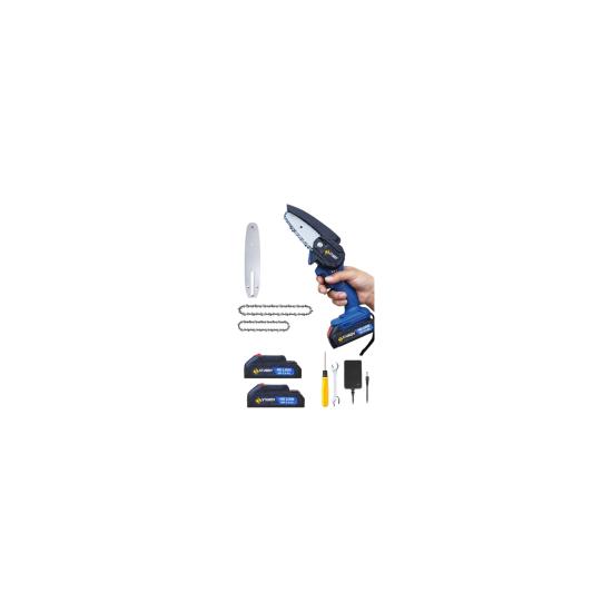 Sturdy Swiss Series Tech. Pro. 15 Cm Pala ve Zincir Ağaç Kesme Testeresi Çift Akülü 3200WT Uzun Ömürlü Motor