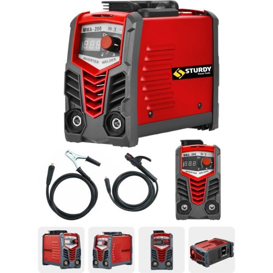 Sturdy Profesyonel Dijital Göstergeli Inverter Kaynak Makinesi Sturdy